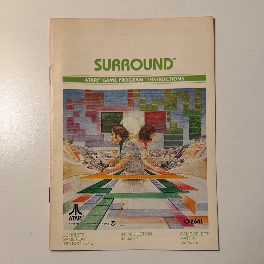 Atari Surround Video Game Manual